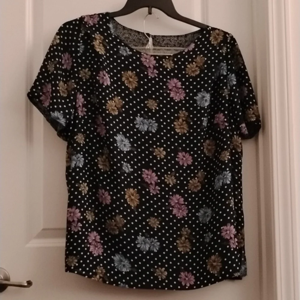 Reversible Flowy Summer Skirt And Blouse Set New Size 2X - Picture 4 of 8